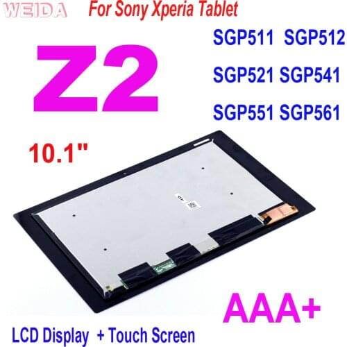 AAA+ 10.1" LCD For Sony Xperia Tablet Z2 SGP511 SGP512 SGP521 SGP541 SGP551 SGP561 LCD Display Touch Screen Digitizer Assembly