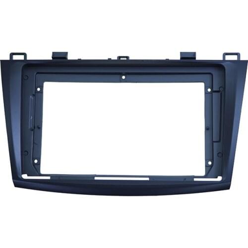 Car Fascias Navigation Fascia Dash Frame Kit For 9" Universal Android Multimedia Player For Mazda 3 Axela 2010 2011 2012 ~2015