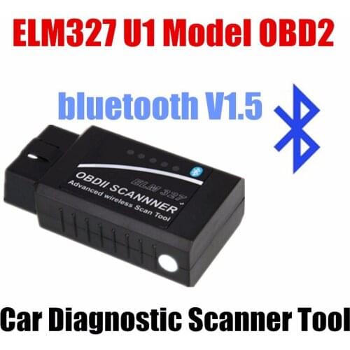 Car code reader tester decoder free shipping Bluetooth V1.5 ELM327 OBD2 car automotive fault diagnostic tool scanner