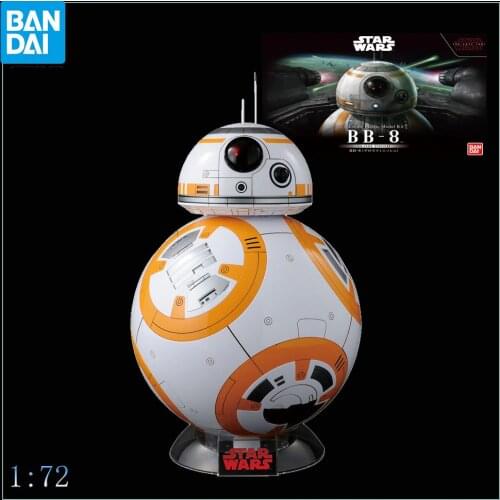 Bandai Star Wars PG 1/72 BB-8 Anime Figures The Force Awakens Metal Coloring Assembly Model Collectable Toys Birthday Present