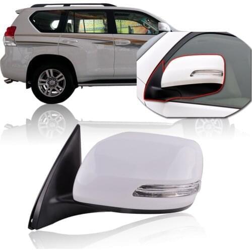 CAPQX Auto Electric Folding with heated Rear View Mirror For LAND CRIUS PRADO 2700 4000 LC150 GRJ150 2010 9 Wire 87940-60D40
