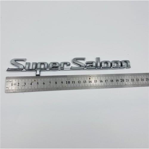 For Nissan Sunny Sentra Supersaloon Super Saloon Rear Trunk Emblem Logo Side Fender Letters Script Car Stickers