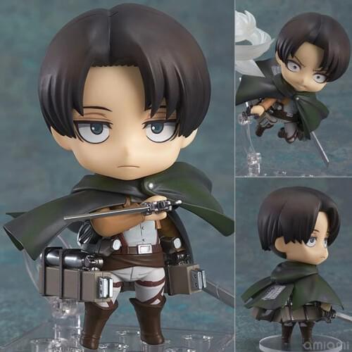 10cm Attack on Titan Levi Ackerman collectors action figure toys Christmas gift with box