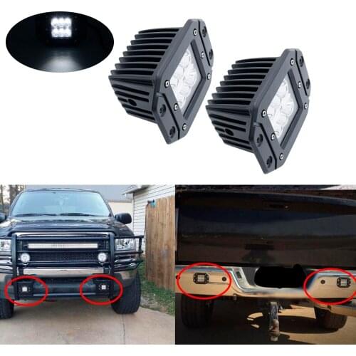 18w Led Work Light Off Road Offroad Lamps Light Led Driving Light Lamp Flush Cover Super Flush mount Off Road Lighting