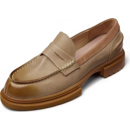 Loafers Summer Designer Breathable Shoes Mens Cowhide Spring Autumn Winter Fashion Casual Shoes British Retro Men Shoes