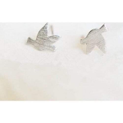 Fashion -color teens dove stud earrings