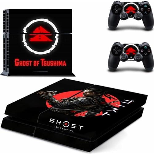 Dark Ghost Style PS4 Skin Sticker for Playstation 4 Console & 2 Controllers Decal Vinyl Protective Skins Style 3