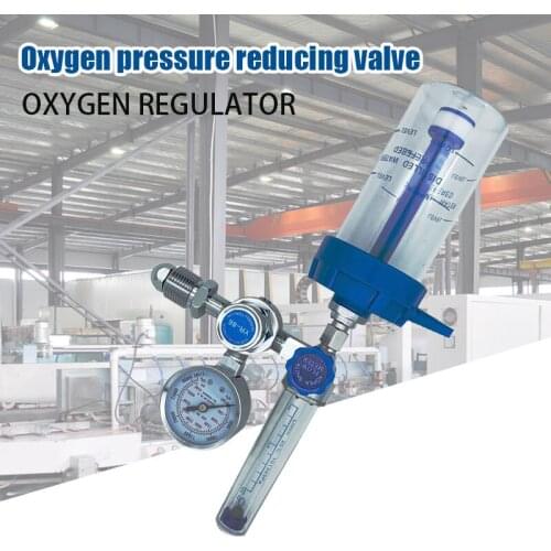 Durable Oxygen Pressure Regulator Oxygen Inhaler Pressure Reducing Valves Meter 0-4500psi Energy Efficient Gas Filter In Stock