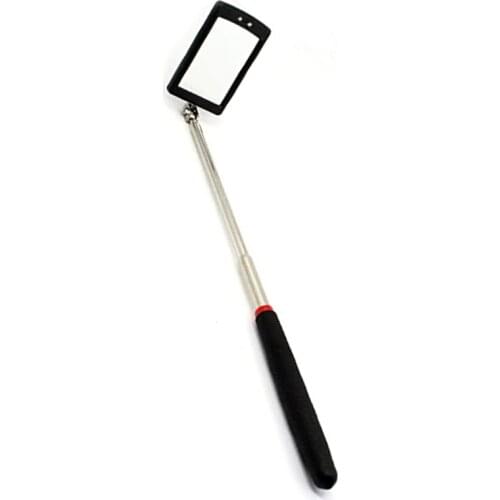 Extendable Inspection Mirror ， LED Lamp Endoscope，360° Rotation， Retractable Lighted Tool for Mechanic, Home Inspector