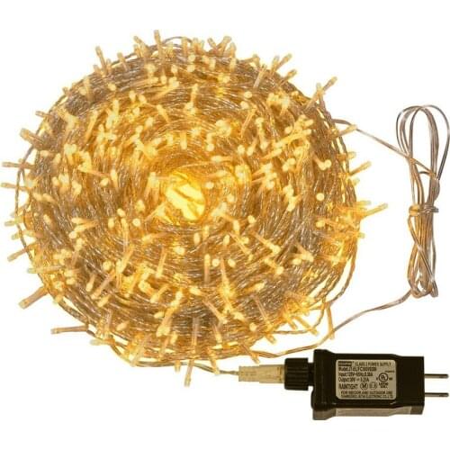 10/20/30M Outdoor String Light Christmas Fairy Twinkle Light 8 Lighting Modes Plug in Waterproof Light For Christmas Tree Garden