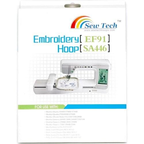 Sew Tech Embroidery Hoop for Brother Embroidery Machine Frame for Brother Quattro 6000D 6700D EF91 Embroidery Frame