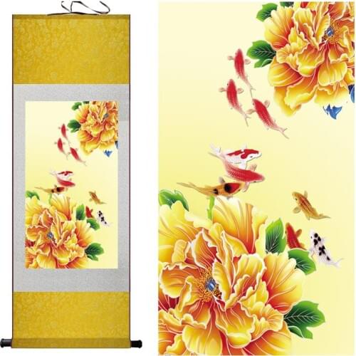 Silk painting scroll paintings traditional art Chinese painting hotsale art painting