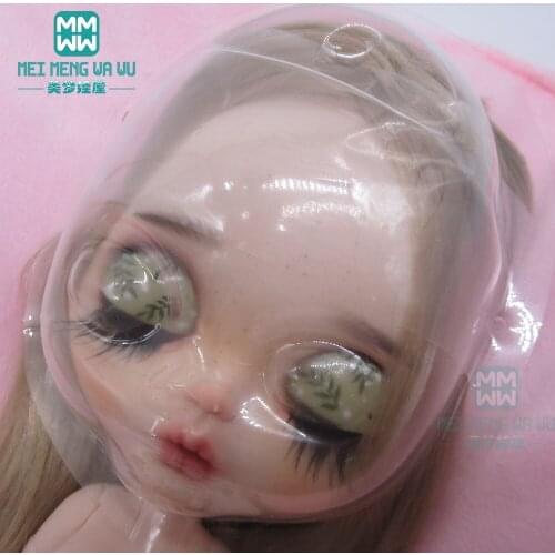 Fits 1/6 1/4 1/3 BJD DD SD MSD YOSD Doll accessories Clear Silicone Wig Protection Cover