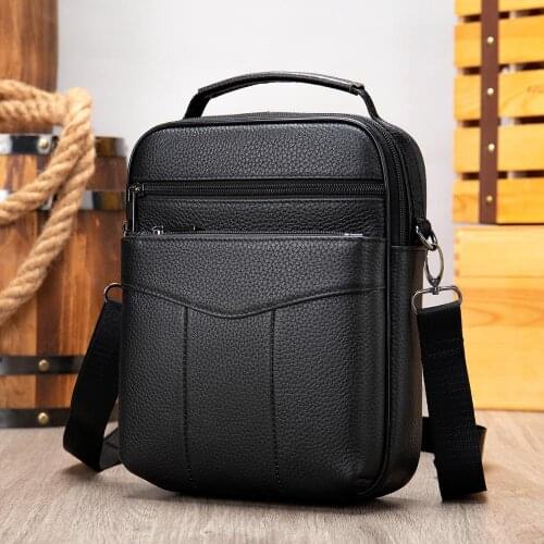 WESTAL Men Leather Size bag Mens Cosmetic Bag Shoulder Bag For Mens Crossbody Bags Designer Messenger Handbag toiletry bags