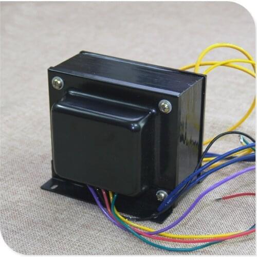100W push-pull output transformer with super linear 5K:0-4-8Ω, frequency response: 25HZ -30KHZ, suitable for KT88 and other tube