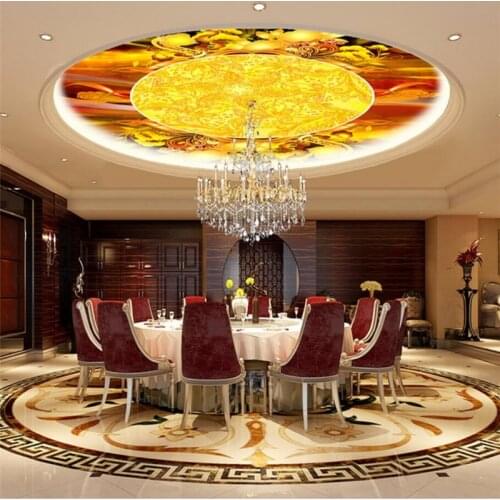 Wellyu Custom Wallpaper 3d Fresco Chinese Restaurant Hotel Restaurant Living Room Ceiling Mural Обои papel de pared 3d wallpaper