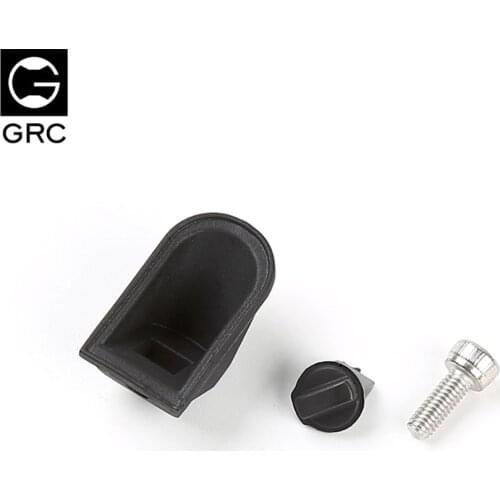 RC Car Parts TRX4 Soft Rubber Black Fuel Oil Tank Cap Plastic Cover for Crawler Cars T4 TRX-4 Modified Upgrade Accessories