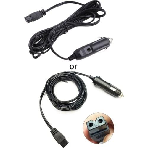 63HA Car Refrigerator Power Cord Type B Car Cooler Power Cable Black Mini Fridge Charging Cable with Copper Core Parts