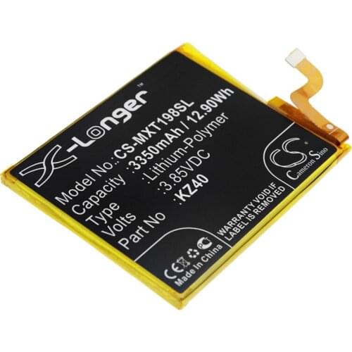 Cameron Sino Mobile SmartPhone Replacement Li-Polymer Battery 3350mAh For KZ40 Blackview Moto Z4, XT1980-3 Free Tools