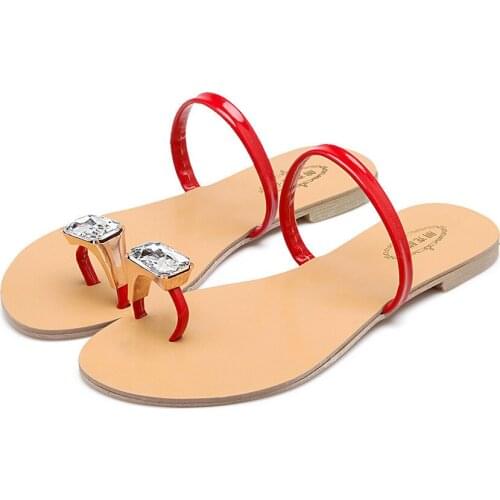 Summer fashion women sandals Woman Flip Flops Slip on Casual Flat Sandals Ladies Flat Heel Beach Shoes Free Shipping size35-42