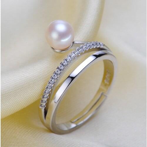 Fashion Pearl Ring Mountings, Ring Findings, Ring Jewelry Parts Fittings Jewellery Accessories, 10pcs/lot