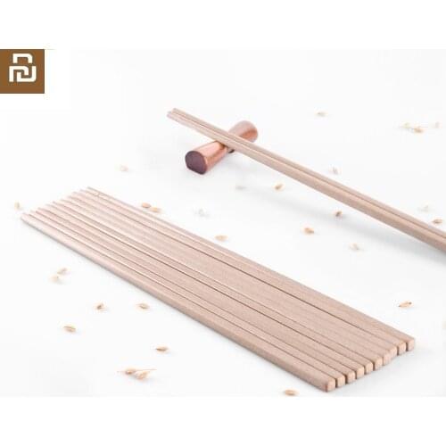 NEW Chopsticks Kitchen Tableware Natural Wood Healthy Household high-grade solid wood Non-Slip Sushi Food sticks Chop Sticks