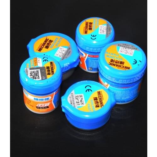 Original MECHANIC Soldering Paste BGA Solder Tin Flux Sn63/Pb37 183C Melting Soldering Iron Cream Circuit Board Repair Tools