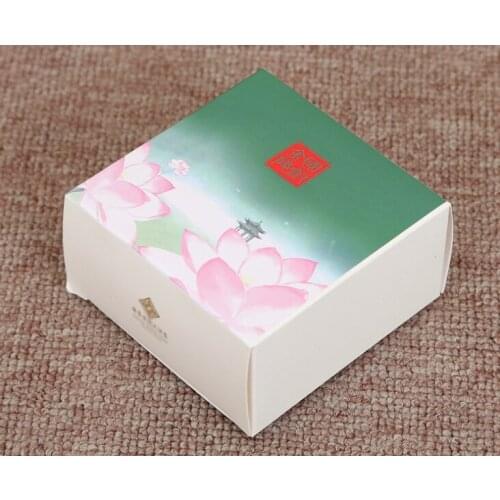 Sliding Kraft Drawer Paper Soap Box With Frosted PVC Sleeve ---DH12439