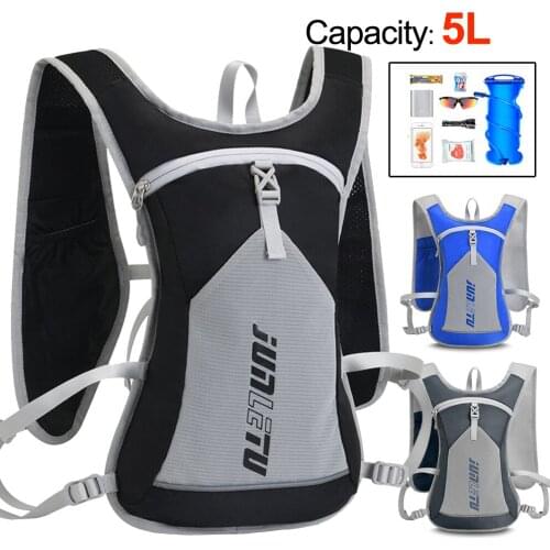 Trail Running Hydration Backpack Ultra Running Vest Pack Running Rucksack Bag Cycling Marathon Portable Ultralight Hiking 5L