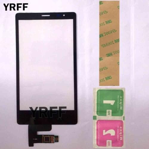 Touch Screen Panel For Nokia X2 RM-1013 X2DS Dual SIM Touch Screen Digitizer Panel Front Glass Lens Sensor 3M Tape Wipes