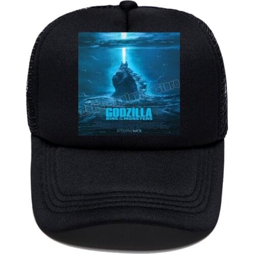 Godzilla vs. Gang Children hats Unisex Cap Casual Plain Mesh Baseball Cap Adjustable Snapback Hats For Women Men Trucker Cap