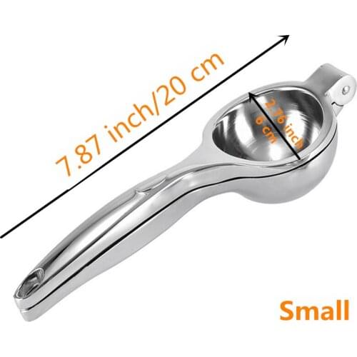 Lemon Squeezer Stainless Steel Manual Fruit Squeezer Presser Squeezer Citrus Orange Juicer Fruit Juice Reamer Fast Handle Press