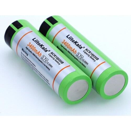 Liitokala Original NCR18650B 3400mAh 18650 power bank battery 3.7V Li-ion Rechargeable battery for Power tools, Flashlight
