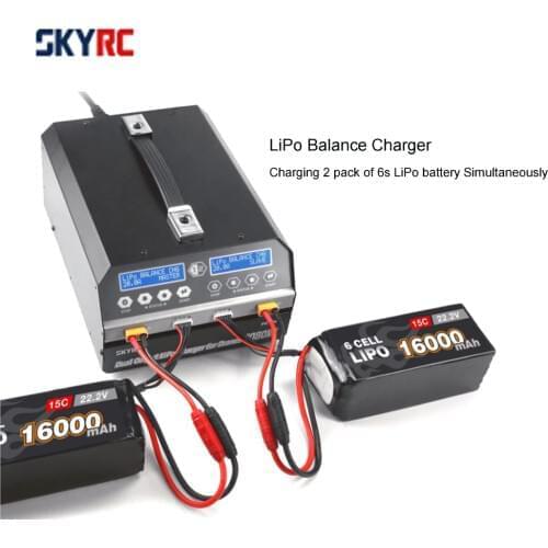 SKYRC PC1080 Lipo battery charger 1080W 20A 540W*2 Dual Channel Lithium Battery Charger for agricultural drone UAV
