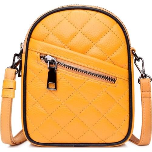 Women Handbags Genuine Leathe Women Mini Mobile phone bags and wallets Designer Shoulder Bags Fashion Brand Female Messenger Bag