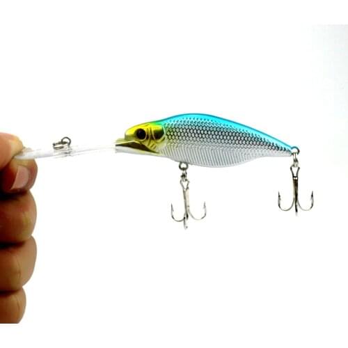 HENGJIA 1PCS 11cm 9.2g Hard Fishing Lure for Lake River Fishing 8 Colors Artificial Wobblers Hard Baits