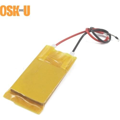 2PCS PTC Electric Heater Element Thermostat 220V 70x8x3mm 270/80 Degree Insulating Film PTC Heating Element for Incubator