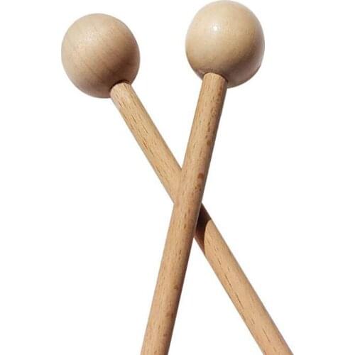 2020 Kids Wood Colour Early Educational Musical Instrument Accessory Toy Drumstick Tongue Drum Sticks Mallets Beaters Percussion