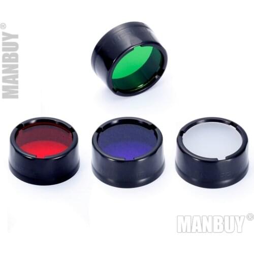 2020 Original NITECORE RGB Torch Filter Diffused Mineral Coated Glass Lens Flashlight Head of 25.4mm Travel Lighting Accessories