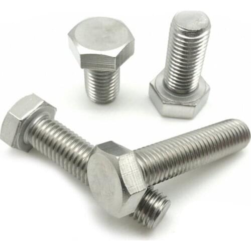 3pcs 5/16-24 304 stainless steel outer hexagon screws external hex head screw mechanical bolts fasten bolt DIN933