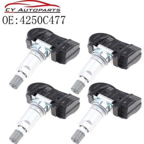 4PCS New Tire Pressure Monitor Sensor TPMS Sensor For Citroen C Zero Peugeot 4008 iOn Mitsubishi ASX L200 Lance 4250C477
