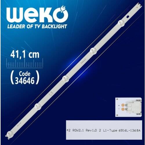 42 ROW2.1 REV1.0 2 L1-TYPE - 42 ROW2.1 REV 0.0 1 L1-TYPE - 41.2 CM 5 LED- (WK-069)