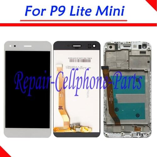 5.0 inch Gold / White / Black Full LCD DIsplay + Touch Screen Digitizer Assembly + Frame Cover For Huawei P9 lite mini