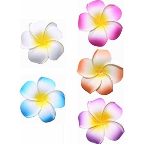 5pcs Hawaiian Flower Hair Clip For summer luau party adult Birthday team bride Bridesmaid Beach Wedding Bridal shower decoration
