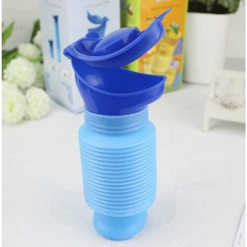 Emergency Urinal Shrinkable 750ml Male Female Portable Toilet Potty Pee Urine Bottle Reusable Outdoor Camping Travel Personal