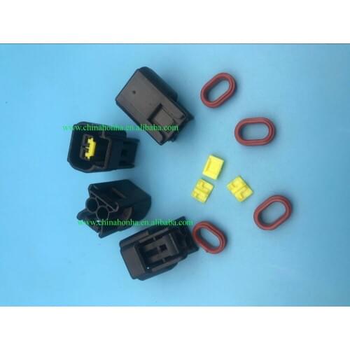 Free shipping 5/10/20/50/100 pcs FW-C-2F-B 2 Pin Ignition Coil Wire Harness Female Waterproof Auto Connector