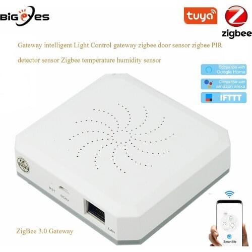 TUYA Wireless ZigBee Gateway-Hub Tuya Smart Mobile Application Smartlife Remote Control Switch Tuya ZigBee 3.0 Gateway