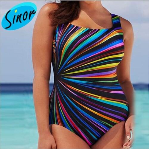 Large One-Piece Swimsuit 2020 Printed Sexy Bikini