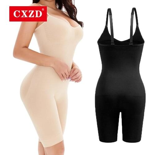 CXZD Hot Waist Trainer Women Postpartum Slimming Underwear Corset Enhancing Full Slip Strappy-Backed Recover Bodysuits Shapewear