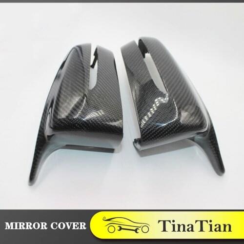 For BMW 5 Series G30 G38 530i 540i View Carbon Fiber Mirror Cover M Watch Replacement Style 2017+ WITH LEFT-HAND DRIVE ONLY